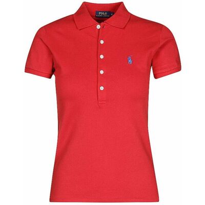 POLO RALPH LAUREN Poloshirt Slim Fit JULIE rot L L POLO RALPH LAUREN Poloshirt Slim Fit JULIE rot L L