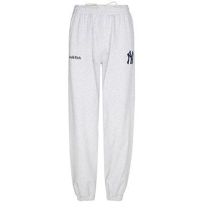 SPORTY & RICH Jogginghose HERITAGE YANKEES SERIF grau L L SPORTY & RICH Jogginghose HERITAGE YANKEES SERIF grau L L