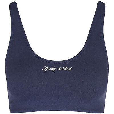 SPORTY & RICH Sport BH SIGNATURE dunkelblau L L SPORTY & RICH Sport BH SIGNATURE dunkelblau L L