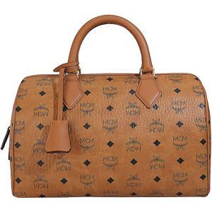 Mcm Tasche - Henkeltasche Ella Visetos Boston Braun   Damen   Mwbesea03