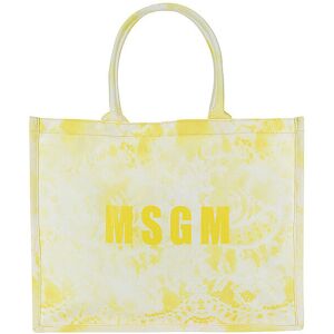 Msgm Tasche - Tote Bag Donna Gelb   Damen   3442mdz75