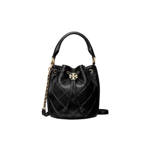 Tory Burch Ledertasche -Bucket Bag Fleming S Schwarz   Damen   142565