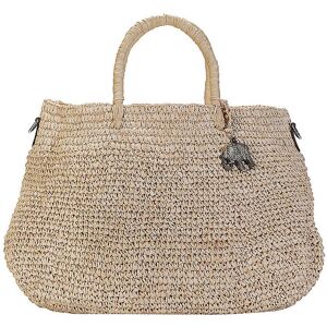 ANOKHI Tasche - Schultertasche RAFFIA SHOPPER hellbraun EG ANOKHI Tasche - Schultertasche RAFFIA SHOPPER hellbraun EG
