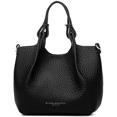 GIANNI CHIARINI Ledertasche - Hobo Bag DUA Small schwarz EG GIANNI CHIARINI Ledertasche - Hobo Bag DUA Small schwarz EG