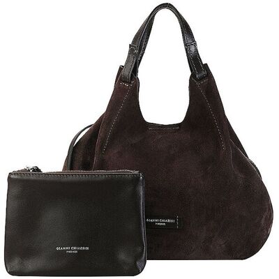 GIANNI CHIARINI Ledertasche - Hobo DUA Medium braun EG GIANNI CHIARINI Ledertasche - Hobo DUA Medium braun EG