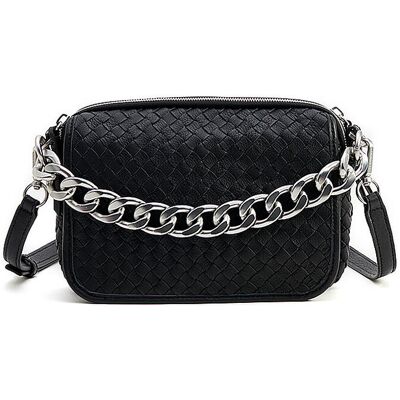 LES VISIONNAIRES Ledertasche - Umhängetasche EMILY schwarz ONE SIZE ONE SIZE LES VISIONNAIRES Ledertasche - Umhängetasche EMILY schwarz ONE SIZE ONE SIZE