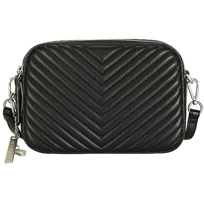 LES VISIONNAIRES Ledertasche - Mini Bag LOLA QUILTING schwarz EG LES VISIONNAIRES Ledertasche - Mini Bag LOLA QUILTING schwarz EG