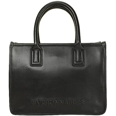 LES VISIONNAIRES Ledertasche - Tote Bag LENA SILKY schwarz EG LES VISIONNAIRES Ledertasche - Tote Bag LENA SILKY schwarz EG