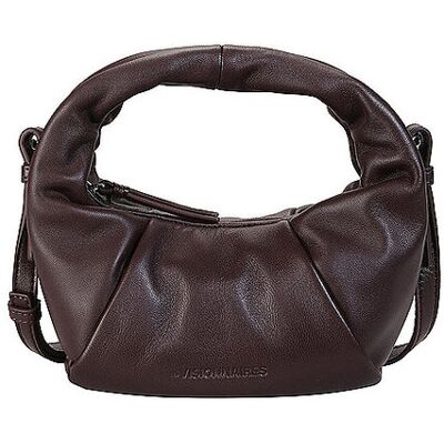 LES VISIONNAIRES Ledertasche - Mini Bag GRETA MINI ESSENTIAL SILKY dunkelrot EG LES VISIONNAIRES Ledertasche - Mini Bag GRETA MINI ESSENTIAL SILKY dunkelrot EG