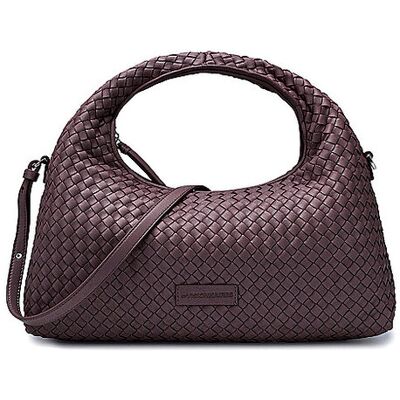 LES VISIONNAIRES Ledertasche - Henkeltasche SADIE GRANDE WEAVE SILKY dunkelrot EG LES VISIONNAIRES Ledertasche - Henkeltasche SADIE GRANDE WEAVE SILKY dunkelrot EG