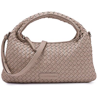 LES VISIONNAIRES Ledertasche - Henkeltasche SADIE WEAVE SILKY beige EG LES VISIONNAIRES Ledertasche - Henkeltasche SADIE WEAVE SILKY beige EG