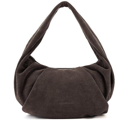 LES VISIONNAIRES Ledertasche - Hobo GRETA braun EG LES VISIONNAIRES Ledertasche - Hobo GRETA braun EG