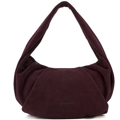 LES VISIONNAIRES Ledertasche - Hobo GRETA dunkelrot EG LES VISIONNAIRES Ledertasche - Hobo GRETA dunkelrot EG