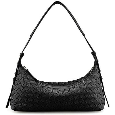 LES VISIONNAIRES Ledertasche - Baguette MARIE schwarz EG LES VISIONNAIRES Ledertasche - Baguette MARIE schwarz EG