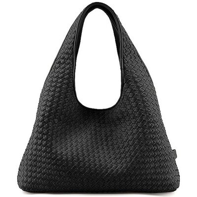 LES VISIONNAIRES Ledertasche - Hobo PAZ schwarz EG LES VISIONNAIRES Ledertasche - Hobo PAZ schwarz EG