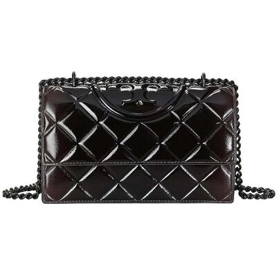TORY BURCH Ledertasche - Umhängetasche FLEMING Small braun EG TORY BURCH Ledertasche - Umhängetasche FLEMING Small braun EG