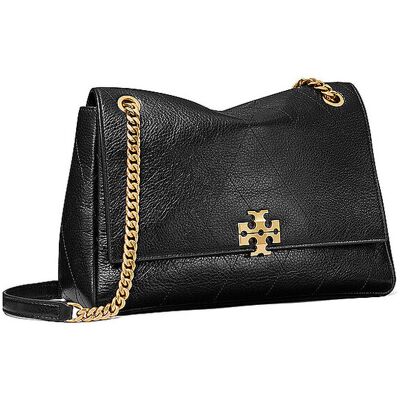 TORY BURCH Ledertasche - Schultertasche CHARLIE Medium schwarz EG TORY BURCH Ledertasche - Schultertasche CHARLIE Medium schwarz EG