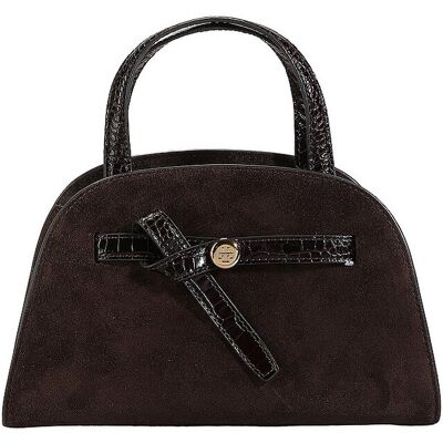 TORY BURCH Ledertasche - Henkeltasche ROMY Small braun EG TORY BURCH Ledertasche - Henkeltasche ROMY Small braun EG