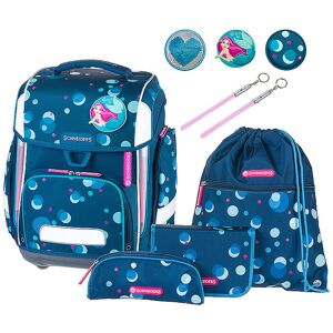 Schneiders Schultaschen Set Ergolite 9tlg Polkadot