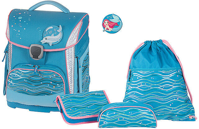 SCHNEIDERS Schultaschen Set 4tlg Ocean Blue