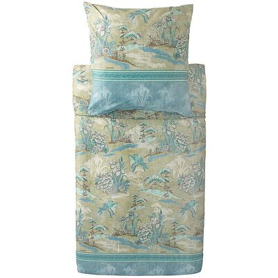 BASSETTI Satin Bettwäsche 70x90cm / 140x200cm ACQUAFORTE Gruen mint EG BASSETTI Satin Bettwäsche 70x90cm / 140x200cm ACQUAFORTE Gruen mint EG