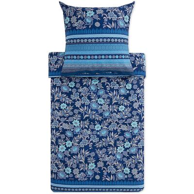 BASSETTI Satin Bettwäsche VARIGOTTI 70x90cm/140x200cm Blau dunkelblau EG BASSETTI Satin Bettwäsche VARIGOTTI 70x90cm/140x200cm Blau dunkelblau EG