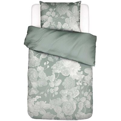 ESSENZA Satin Bettwäsche EUNICE 70x90/140x200cm Dusty Teal mint EG ESSENZA Satin Bettwäsche EUNICE 70x90/140x200cm Dusty Teal mint EG