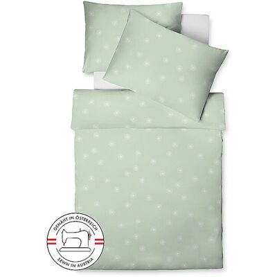 FLEURESSE Tencel Bettwäsche Dream Deluxe 70x90cm / 140x200cm Aloe mint EG FLEURESSE Tencel Bettwäsche Dream Deluxe 70x90cm / 140x200cm Aloe mint EG