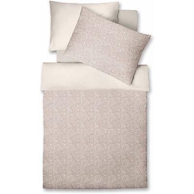 FLEURESSE Leinen Bettwäsche NIZZA 70x90cm / 140x200cm Coral rosa EG FLEURESSE Leinen Bettwäsche NIZZA 70x90cm / 140x200cm Coral rosa EG