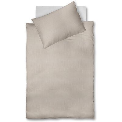 FLEURESSE Musselin Bettwäsche CAPRI 70x90cm/140x200cm Beige beige EG FLEURESSE Musselin Bettwäsche CAPRI 70x90cm/140x200cm Beige beige EG