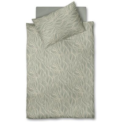 FLEURESSE Tencel Bettwäsche DREAM DELUXE 70x90cm / 140x200cm Soft Olive hellgrün EG FLEURESSE Tencel Bettwäsche DREAM DELUXE 70x90cm / 140x200cm Soft Olive hellgrün EG