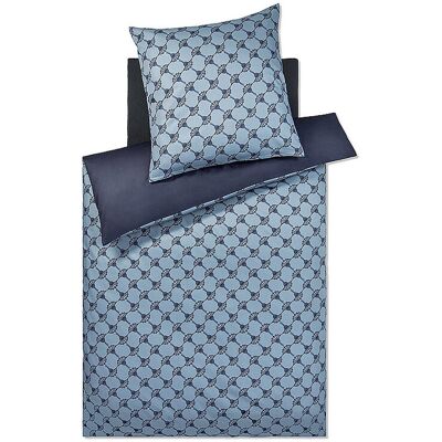 JOOP Satin Bettwäsche CORNFLOWER DOUBLE 70x90cm/140x200cm Deep Ocean dunkelblau EG JOOP Satin Bettwäsche CORNFLOWER DOUBLE 70x90cm/140x200cm Deep Ocean dunkelblau EG