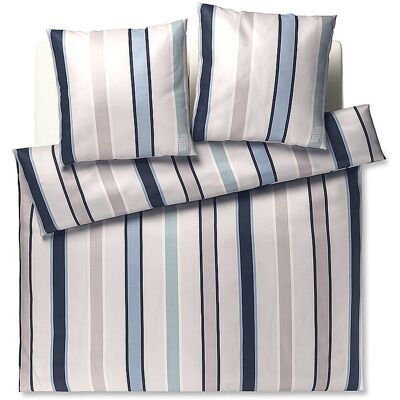 JOOP Satin Bettwäsche Banks 2x 70x90cm / 200x200cm Ocean hellblau EG JOOP Satin Bettwäsche Banks 2x 70x90cm / 200x200cm Ocean hellblau EG