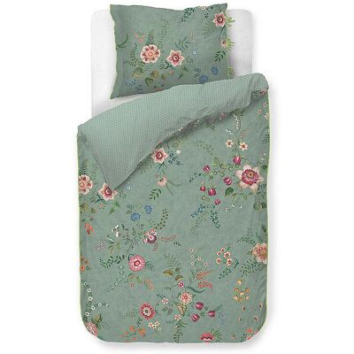 PIP STUDIO Perkal Bettwäsche EVERBLOMM 70x90cm/140x200cm Gruen hellgrün EG PIP STUDIO Perkal Bettwäsche EVERBLOMM 70x90cm/140x200cm Gruen hellgrün EG