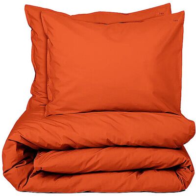SUITE702 Perkal Bettwäsche 70x90cm/140x200cm Poppy Orange orange EG SUITE702 Perkal Bettwäsche 70x90cm/140x200cm Poppy Orange orange EG