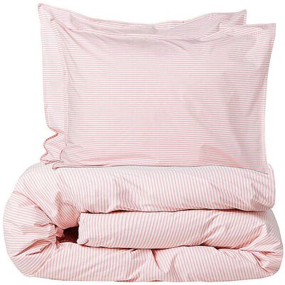 SUITE702 Perkal Bettwäsche 70x90cm/140x200cm Pink-Ecru rosa EG SUITE702 Perkal Bettwäsche 70x90cm/140x200cm Pink-Ecru rosa EG