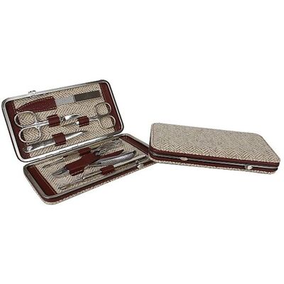 HAMMANN Ledermanikürset ( Tweed / 7 teilig ) EG HAMMANN Ledermanikürset ( Tweed / 7 teilig ) EG