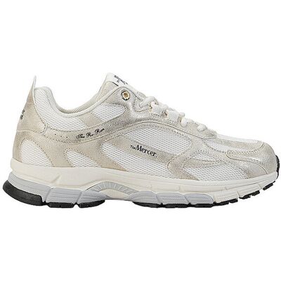 THE MERCER BRAND Sneaker THE RE-RUN METALLIC weiss 41 41 THE MERCER BRAND Sneaker THE RE-RUN METALLIC weiss 41 41