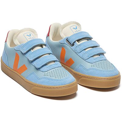 VEJA Kinder Sneaker V-90 hellblau 35 35 VEJA Kinder Sneaker V-90 hellblau 35 35