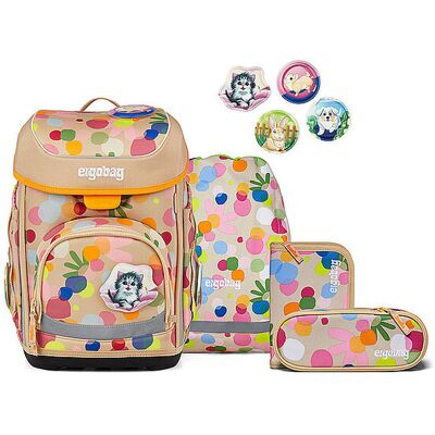 ERGOBAG Schultaschen Set 5tlg CUBO Flower PowBär 2026 EG ERGOBAG Schultaschen Set 5tlg CUBO Flower PowBär 2026 EG