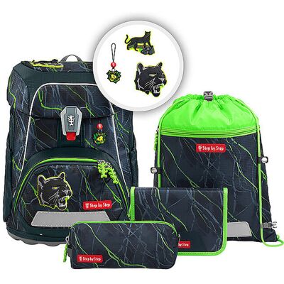 STEP BY STEP Schulranzen Set FIT 5tlg. Danger Cat Chiko EG STEP BY STEP Schulranzen Set FIT 5tlg. Danger Cat Chiko EG