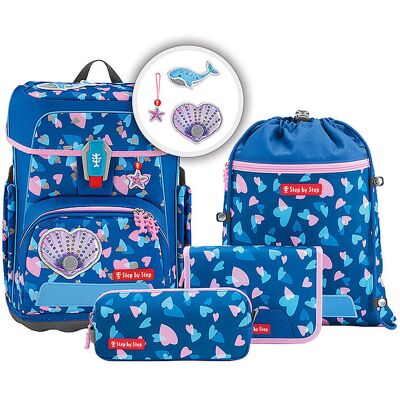STEP BY STEP Schultaschen Set 5tlg. CLOUD REFLECT Seashell EG STEP BY STEP Schultaschen Set 5tlg. CLOUD REFLECT Seashell EG