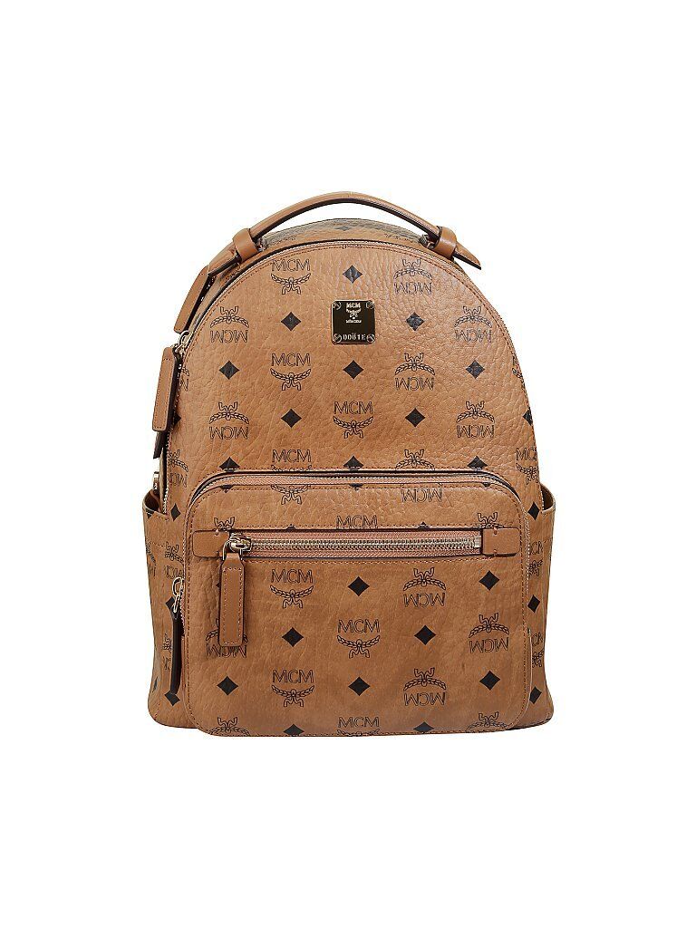 MCM Rucksack Stark 32 Visetos braun   Damen   MMKAAVE08