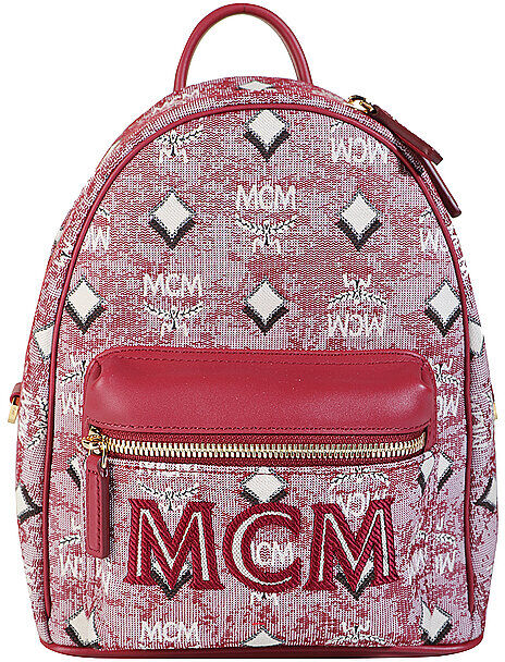 MCM Rucksack Vintage Jacquard rot   Damen   MMKBATQ02