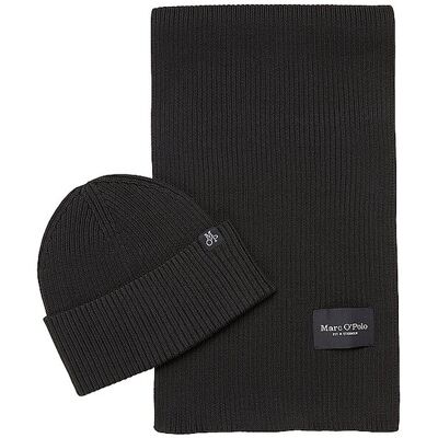 Marc O' Polo Mütze - Haube und Schal Set 2-tlg grau EG Marc O' Polo Mütze - Haube und Schal Set 2-tlg grau EG
