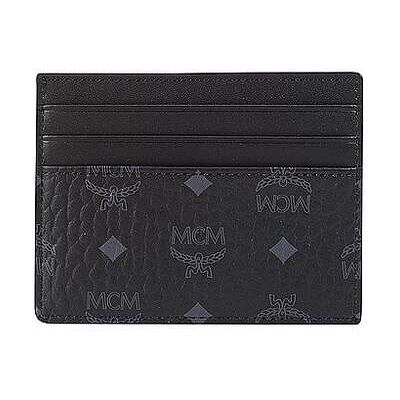 MCM Ausweisetui - Kartenhalter Visetos Original New Card Case schwarz EG MCM Ausweisetui - Kartenhalter Visetos Original New Card Case schwarz EG