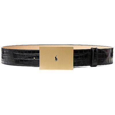 POLO RALPH LAUREN Ledergürtel schwarz XS XS POLO RALPH LAUREN Ledergürtel schwarz XS XS