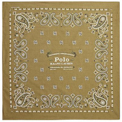 POLO RALPH LAUREN Tuch - Bandana hellbraun EG POLO RALPH LAUREN Tuch - Bandana hellbraun EG