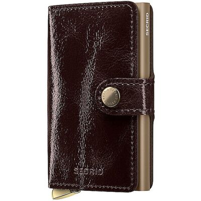 SECRID Geldbörse - Miniwallet Premium Naplak mahogany braun EG SECRID Geldbörse - Miniwallet Premium Naplak mahogany braun EG