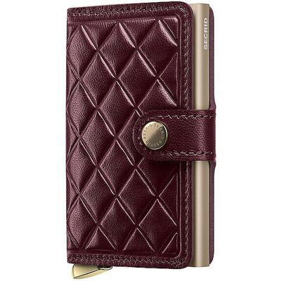 SECRID Geldbörse - Miniwallet Premium Emboss Diamond bordeaux dunkelrot EG SECRID Geldbörse - Miniwallet Premium Emboss Diamond bordeaux dunkelrot EG